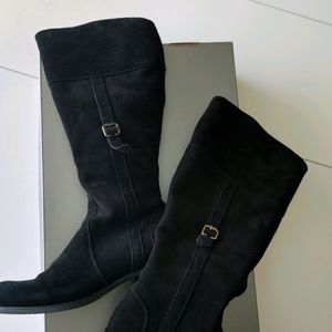 La Canadienne Velvit Black Suede Boots